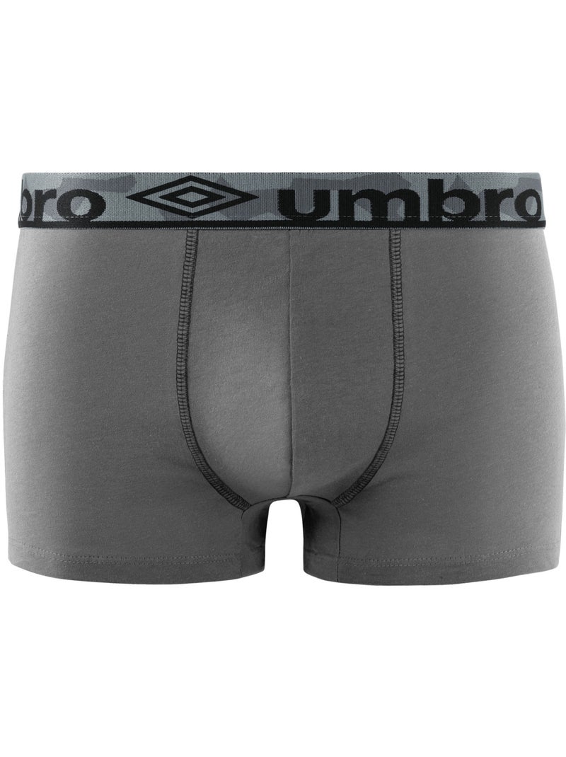 Lot de 6 boxers homme en coton ceinture subli force umbro Bleu - Kiabi