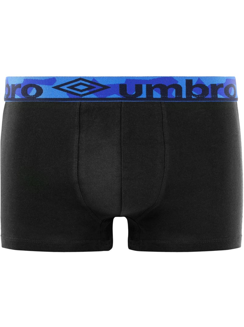 Lot de 6 boxers homme en coton ceinture subli force umbro Bleu - Kiabi