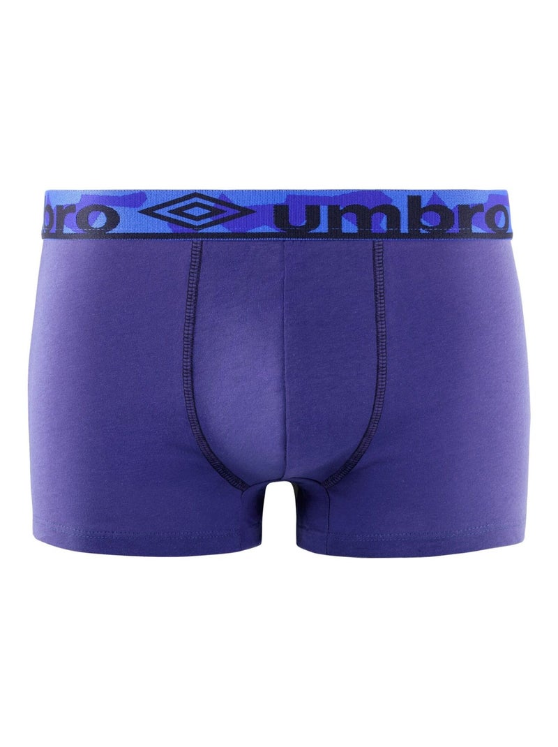 Lot de 6 boxers homme en coton Force Umbro Noir - Kiabi