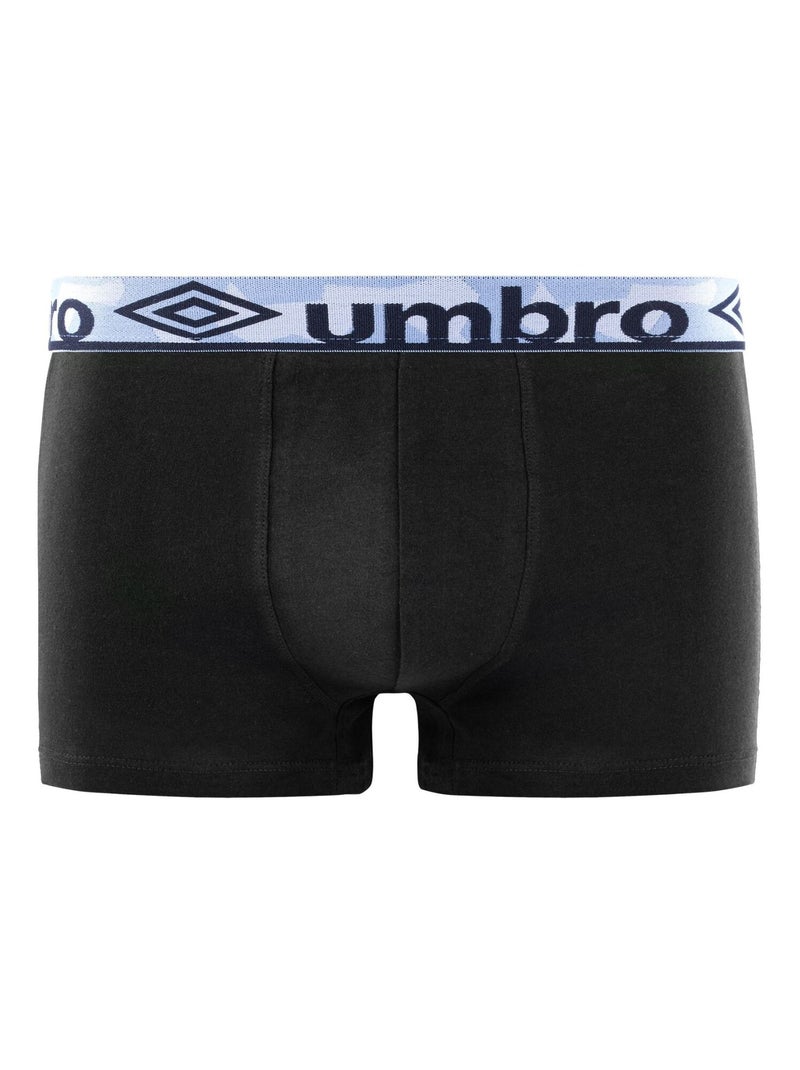 Lot de 6 boxers homme en coton Force Umbro Noir - Kiabi