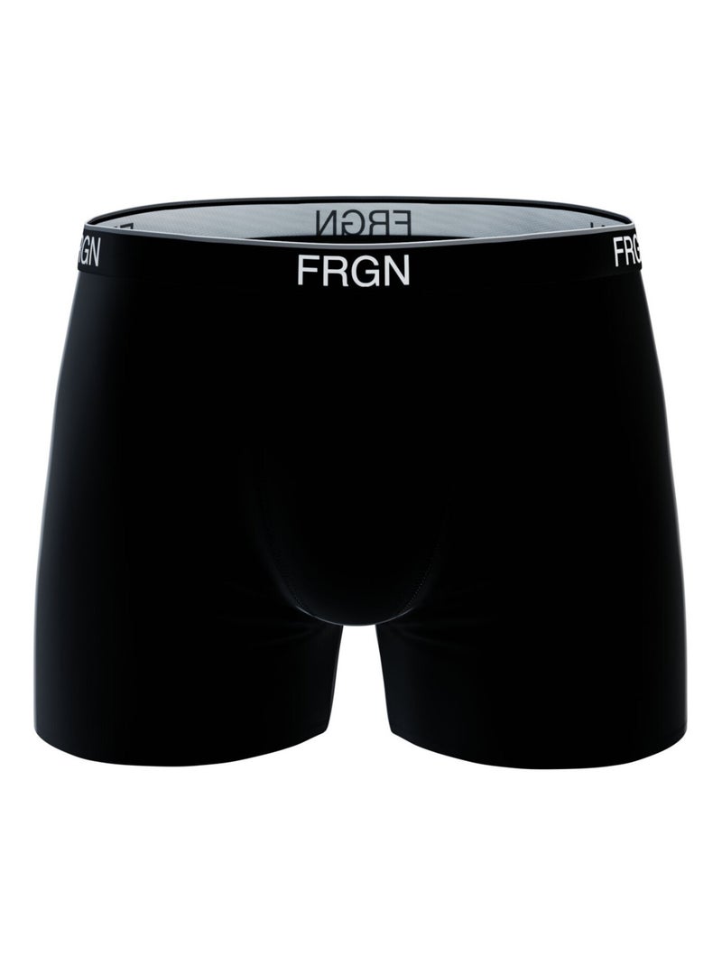 Lot de 6 boxers homme en coton FRGN Line et Class Freegun Noir Gris - Kiabi