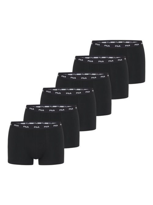 Lot de 6 boxers homme Fila FU5256 Noir Fila - Kiabi