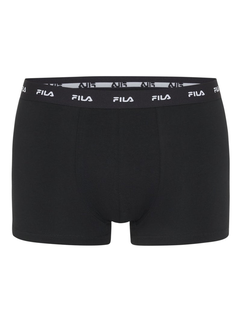 Lot de 6 boxers homme Fila FU5256 Noir Fila Noir - Kiabi