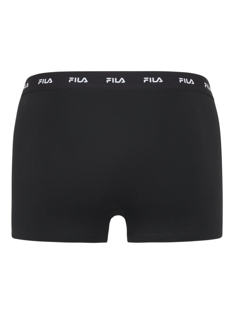 Lot de 6 boxers homme Fila FU5256 Noir Fila Noir - Kiabi