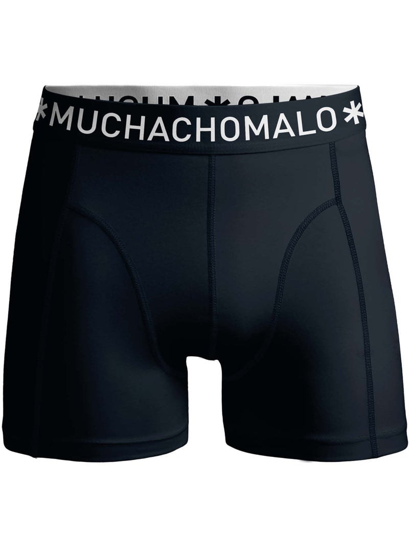 Lot de 6 boxers homme Muchachomalo Bleu Noir - Kiabi