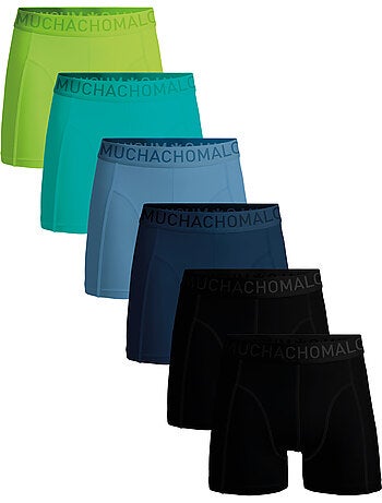 Lot de 6 boxers homme Muchachomalo