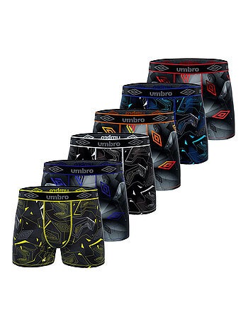 Lot de 6 boxers homme Speed Umbro