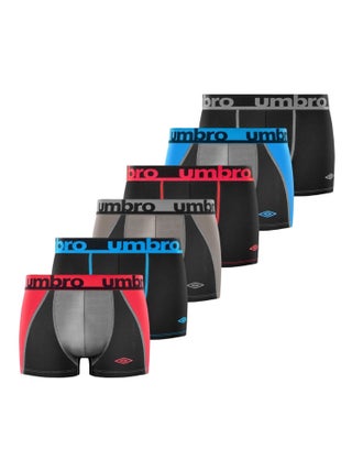 Lot de 6 Boxers homme Tec Umbro