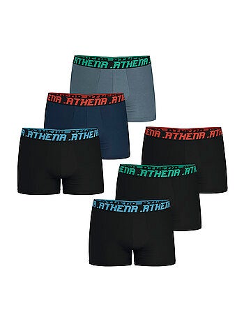 Lot de 6 boxers homme Trio Essentiel Athena