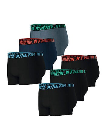 Lot de 6 boxers homme Trio Essentiel Athena