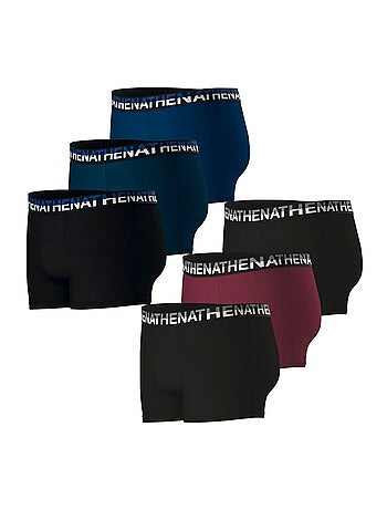 Lot de 6 boxers homme Trio Essentiel Athena