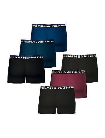 Lot de 6 boxers homme Trio Essentiel Athena