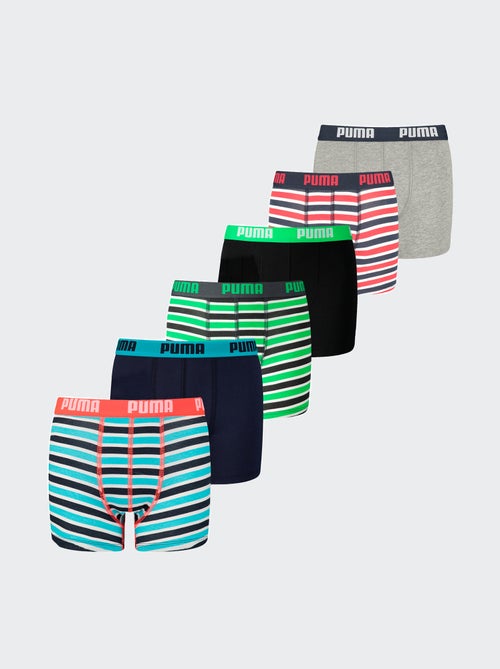 Lot de 6 boxers 'Puma' - Kiabi