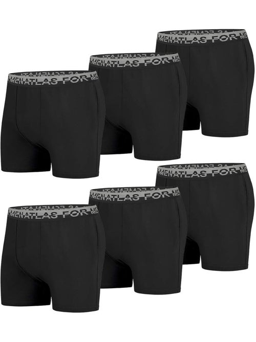 Lot de 6 Boxers Stretch Confort - ATLAS FOR MEN - Kiabi Lot de 6 Boxers Stretch Confort - ATLAS FOR MEN - Kiabi