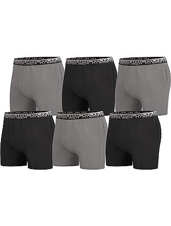 Le lot de 6 boxers stretch confort - atlas for men