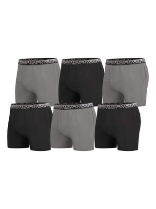 Lot de 6 Boxers Stretch Unis Atlas For Men   - ATLAS FOR MEN