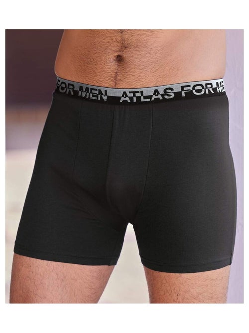 Lot de 6 Boxers Stretch Unis Atlas For Men   - ATLAS FOR MEN - Kiabi
