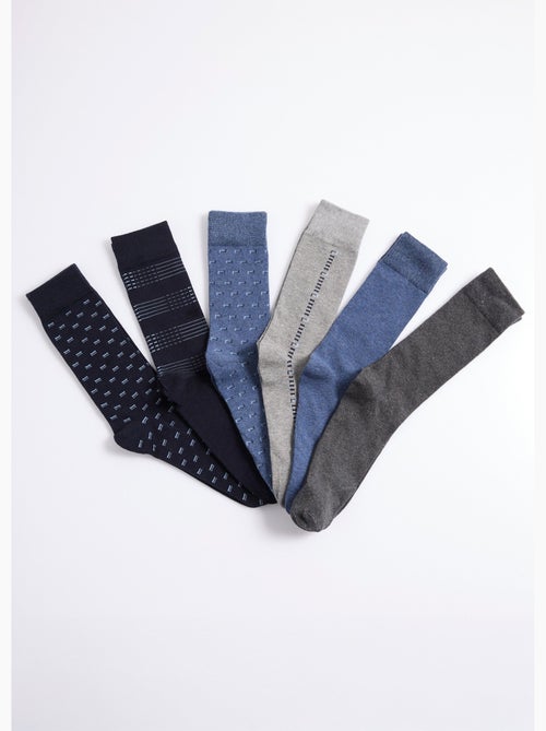 Lot de 6 Chaussettes classiques - AFIBEL - Kiabi
