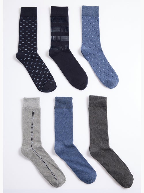 Lot de 6 Chaussettes classiques - AFIBEL - Kiabi