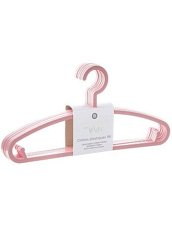 Lot de 6 cintres enfant avec encoches aast