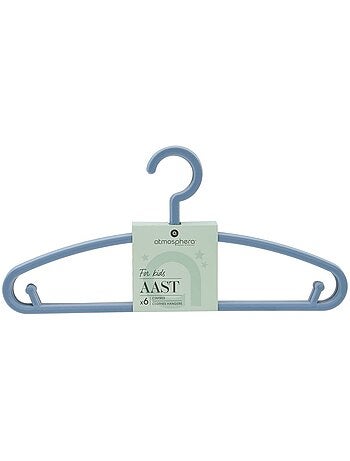 Lot de 6 cintres enfant avec encoches aast