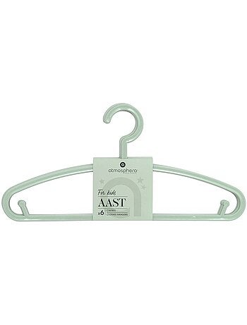 Lot de 6 cintres enfant avec encoches aast