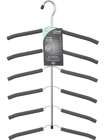 Lot de 6 cintres pour chemises en métal hang'up plus