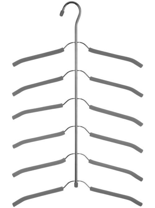 Lot de 6 cintres pour chemises en métal hang'up plus - Kiabi Lot de 6 cintres pour chemises en métal hang'up plus - Kiabi