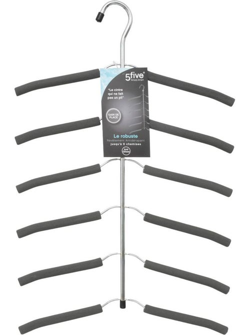 Lot de 6 cintres pour chemises en métal hang'up plus - Kiabi Lot de 6 cintres pour chemises en métal hang'up plus - Kiabi