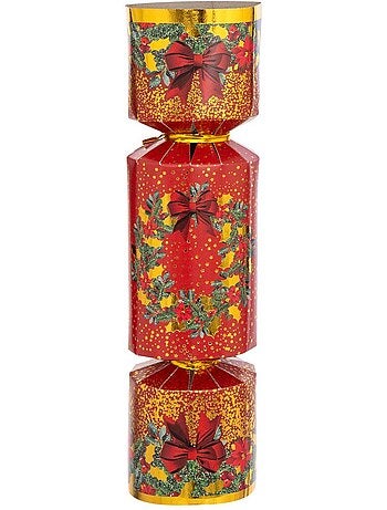 Lot de 6 crackers couronne de noël