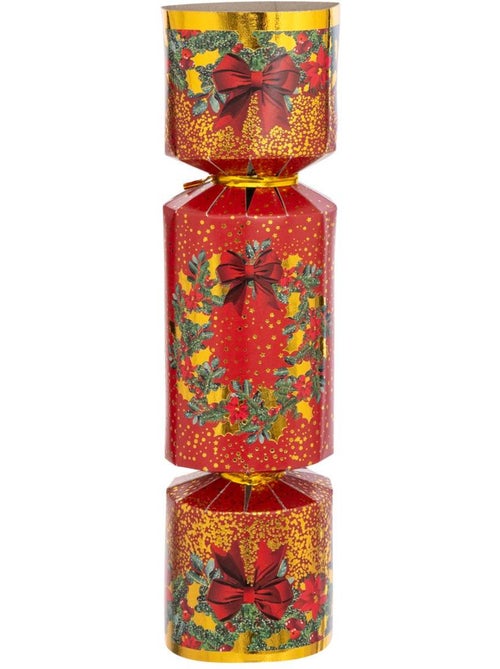 Lot de 6 crackers couronne de noël - Kiabi