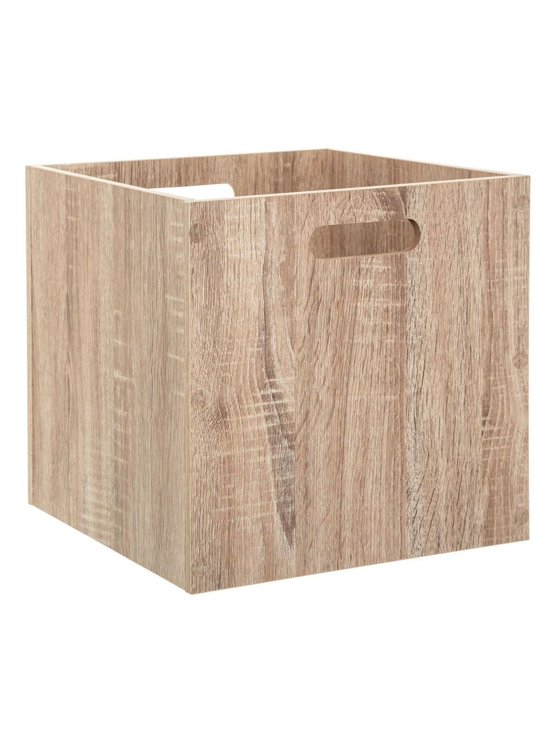 Lot de 6 cubes de rangement effet bois MIX'N MODUL Beige - Kiabi