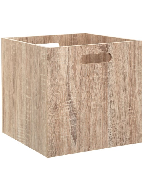 Lot de 6 cubes de rangement effet bois MIX'N MODUL - Kiabi Lot de 6 cubes de rangement effet bois MIX'N MODUL - Kiabi