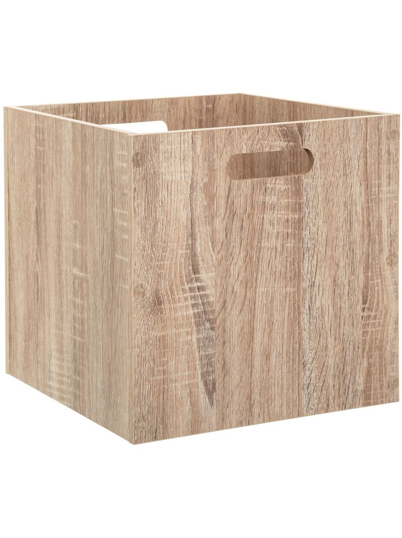 Lot de 6 cubes de rangement effet bois MIX'N MODUL Beige - Kiabi