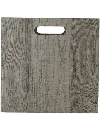 Lot de 6 cubes de rangement effet bois MIX'N MODUL