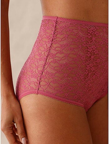Lot de 6 culotte maxi dentelle - DAXON