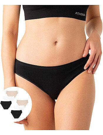 Lot de 6 culottes femme Ecopack Basic Athena