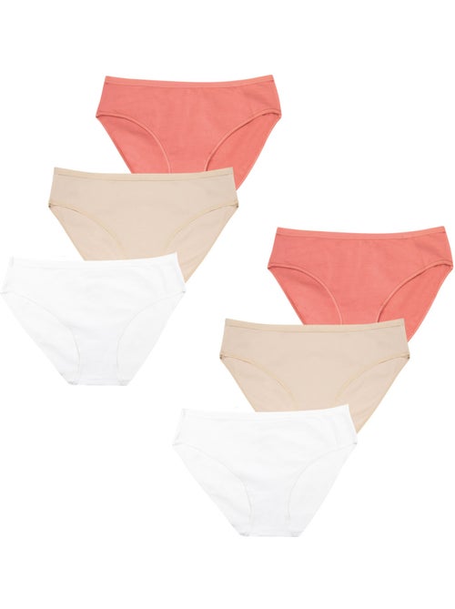 Lot de 6 culottes femme Ecopack Basic Athena - Kiabi
