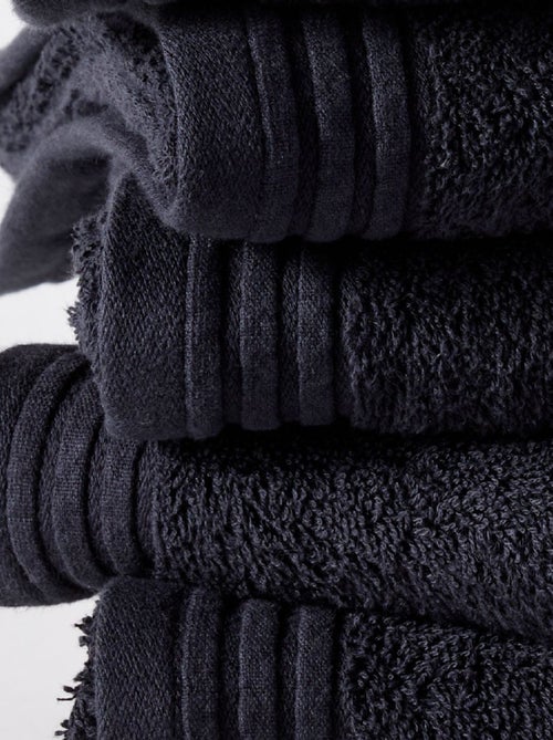 Lot de 6 draps de bain coton uni BATHROOM - Kiabi