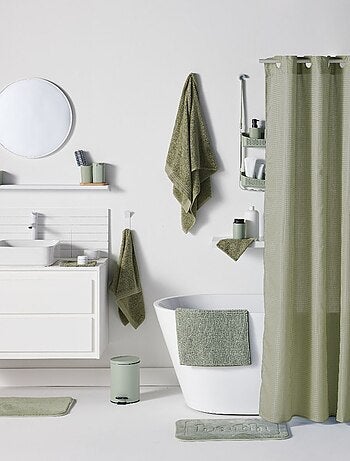 Lot de 6 draps de bain coton uni BATHROOM