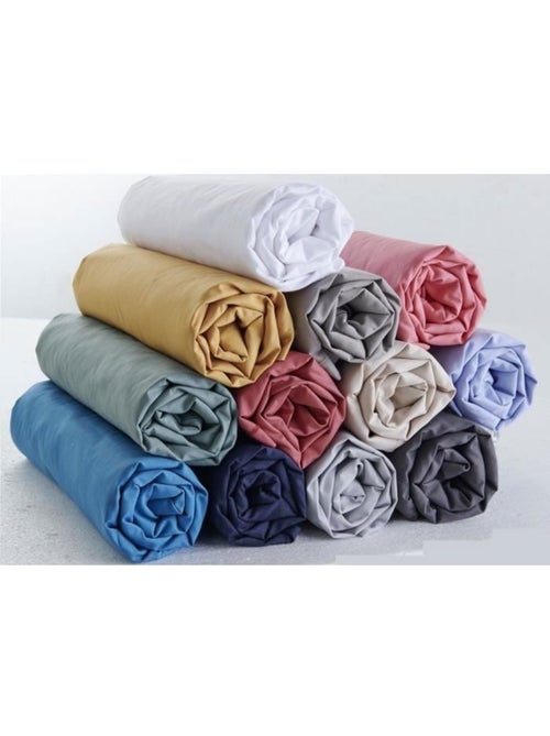 Lot de 6 draps housse - 100% coton anti plis - L22G - Kiabi