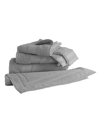 Lot de 6 Gants de Toilette - 100% Coton - 450 gr/m2