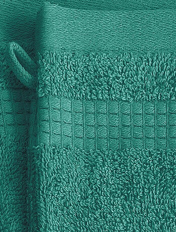 Lot de 6 Gants de Toilette - 100% Coton - 450 gr/m2