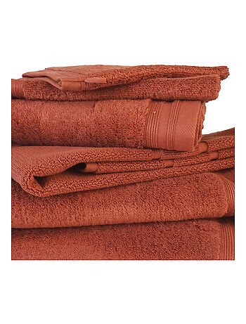 Lot de 6 gants de toilette en éponge