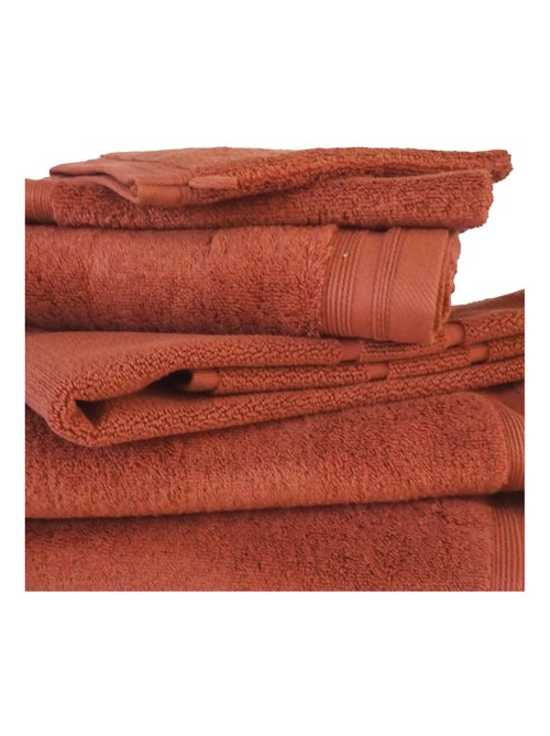 Lot de 6 gants de toilette en éponge - Kiabi
