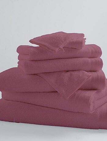 Lot de 6 Gants De Toilette Unis et Colorés