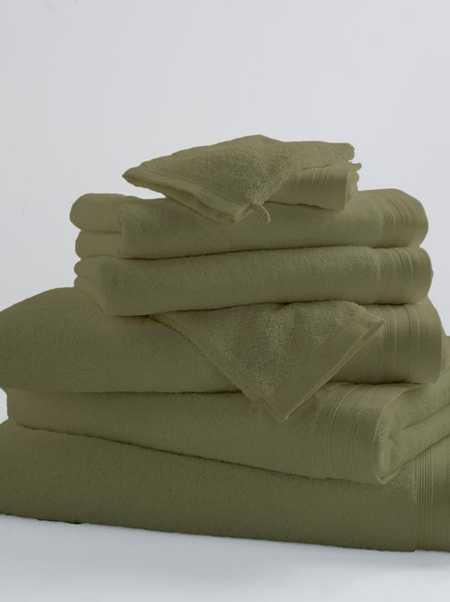 Lot de 6 Gants De Toilette Unis et Colorés - Kiabi