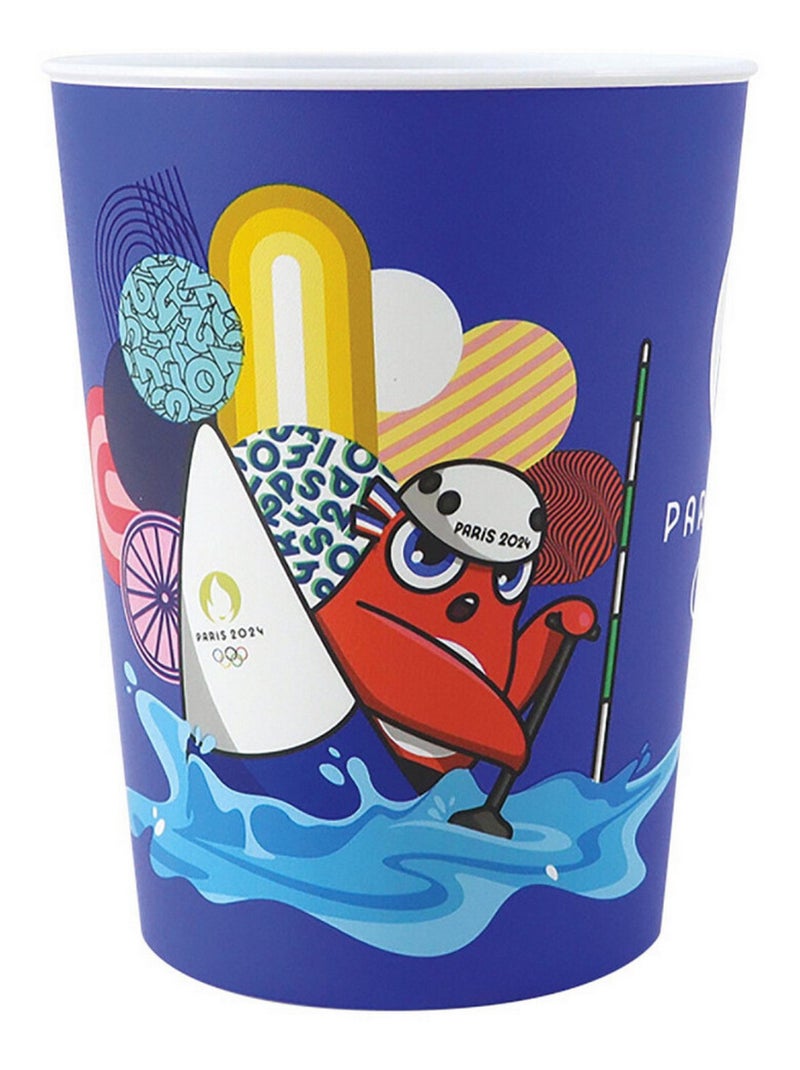 Lot de 6 Gobelets Mascotte Jeux Olympiques 2024 - 400 ml Multicolore - Kiabi