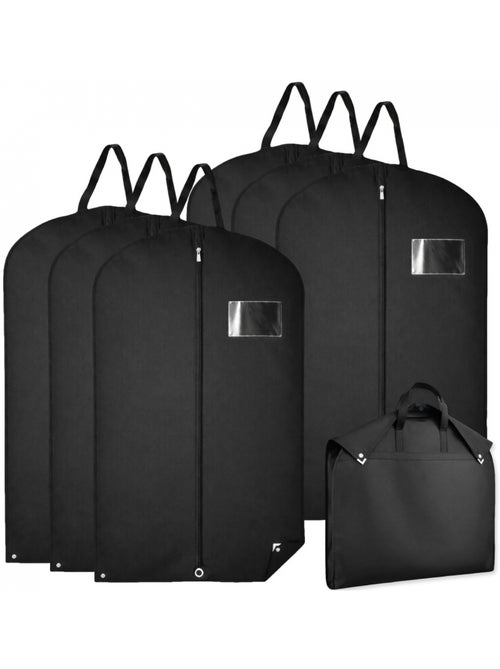 Lot de 6 housses pour vêtements à suspendre, premium pliable - 60 x 100 cm - Vivezen - Kiabi