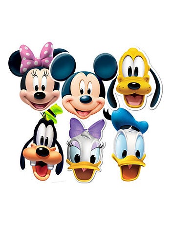 Lot de 6 Masques Mickey et ses amis Disney
